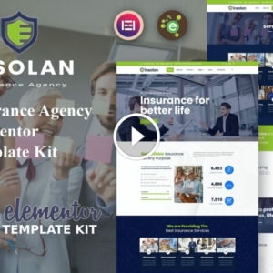 Insolan – Kit de plantillas Elementor para agencias de seguros