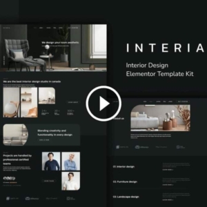 Interia – Interior Design Elementor Template Kit