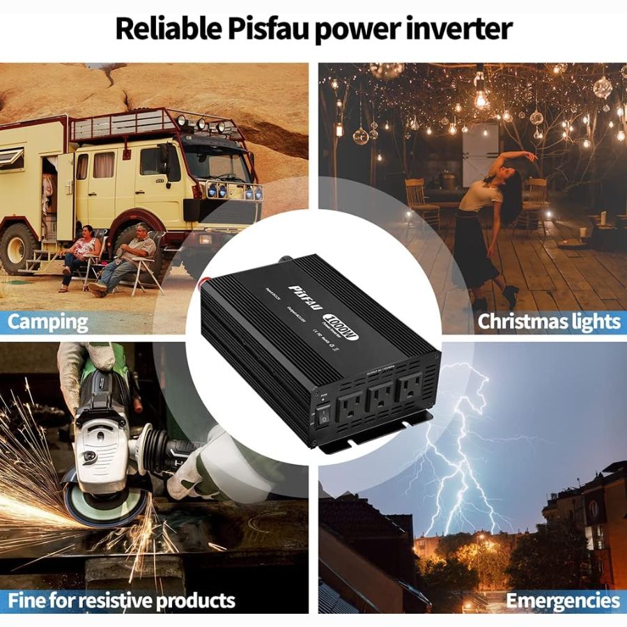 Inversor 12V a 110V 1000W – Power Inverter - Imagen 3
