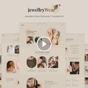 JewellryWear: kit de plantilla Elementor de comercio electrónico
