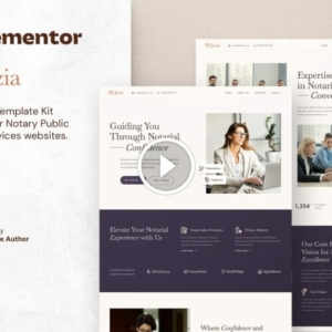 Juzia – Notary Public & Legal Services Elementor Template Kit