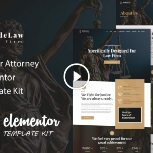 Kodelaw – Kit de plantilla de Elementor para Abogados