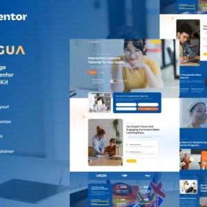 Lagua – Plantilla Elementor para cursos de idiomas y centros de aprendizaje