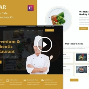 Lapar – Kit de plantillas Elementor para restaurante y cafetería