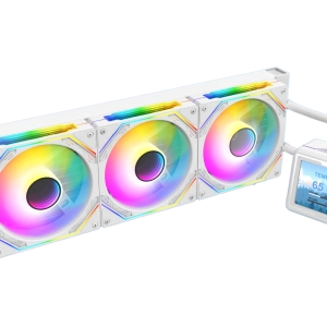 Refrigeración Líquida  Iceberg Legend 360 Blanco Pantalla LCD ARGB 360mm