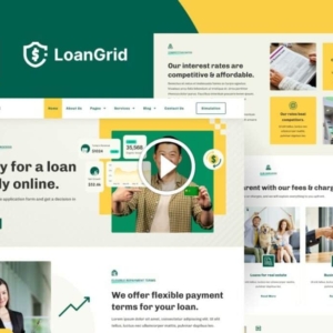 LoanGrid – Loans & Financing Elementor Pro Template Kit