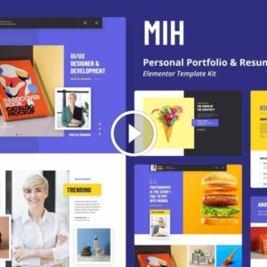 MIH – Kit de plantillas de currículum y cartera personal