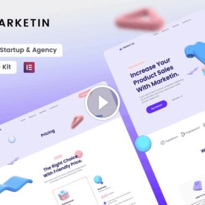 Marketin – Business Startup & Agency Elementor Template Kit