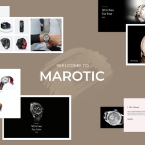 Marotic – Tema minimalista y limpio para Shopify de relojes
