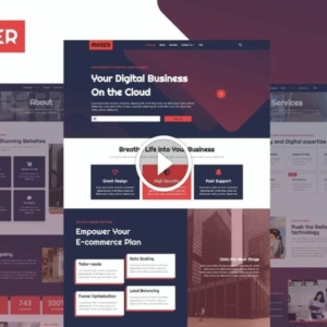 Maser – Kit de plantilla Elementor de la agencia de diseño web