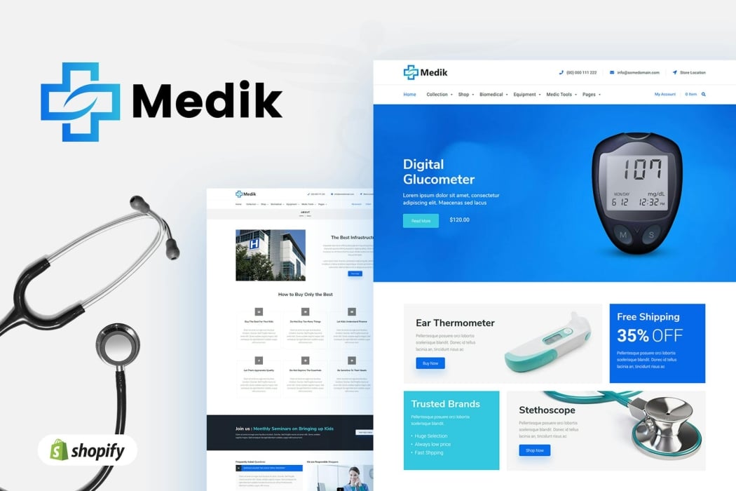 Medik | Tema Médico para Shopify