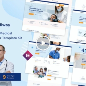 Mediway – Kit de plantilla Elementor de salud y medicina
