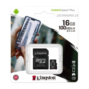 Memoria 16GB | MicroSD | SD | Clase 10 – Kingston Canvas
