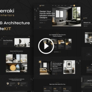 Merraki – Interiors & Architecture Elementor Template Kit