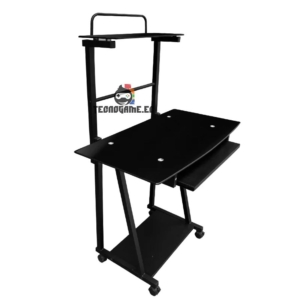 Mesa P/ Pc Vidrio Templado 3 Niveles Negro – KingSong