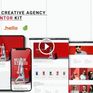Milan – Kit de plantilla Elementor de agencia creativa