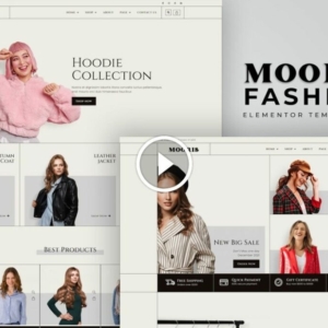 Mooris – Kit de plantillas de Elementor de moda de WooCommerce