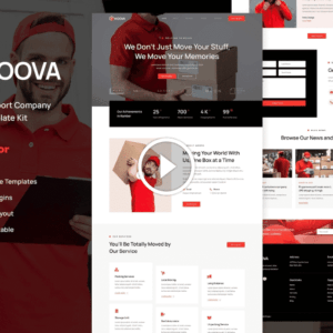 Moova – Moving & Transport Company Elementor Template Kit