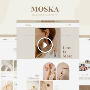 Moska – Kit de plantilla WooCommerce Elementor Pro para joyería de moda