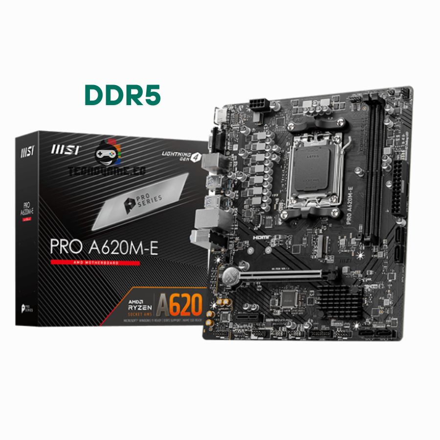 Mainboard A620m-e Pro, Amd, Am5, Ddr5 – Msi