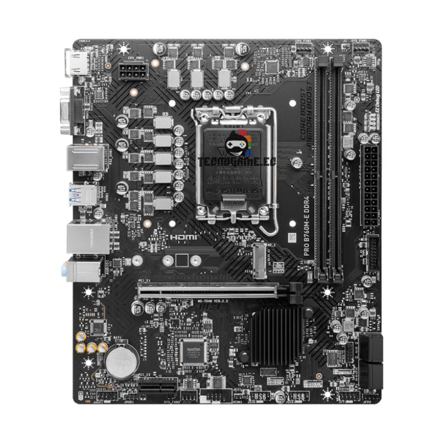 Mainboard B760M-E Intel 12 13 14va – Msi Pro - Imagen 2