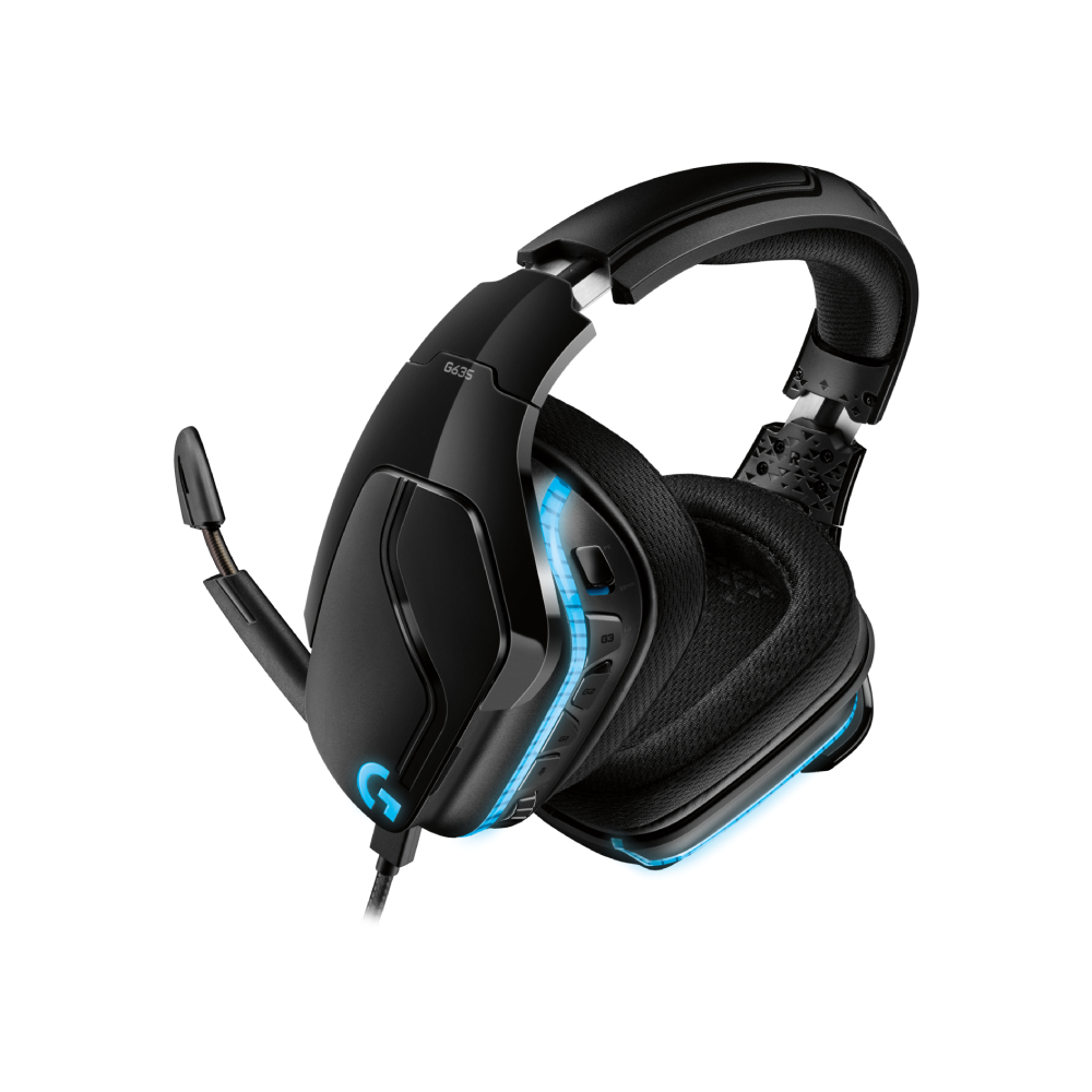 Audifono Gamer Logitech G635 RGB Lightsync 7.1, PRO-G™, DTS Headphone: X 2.0