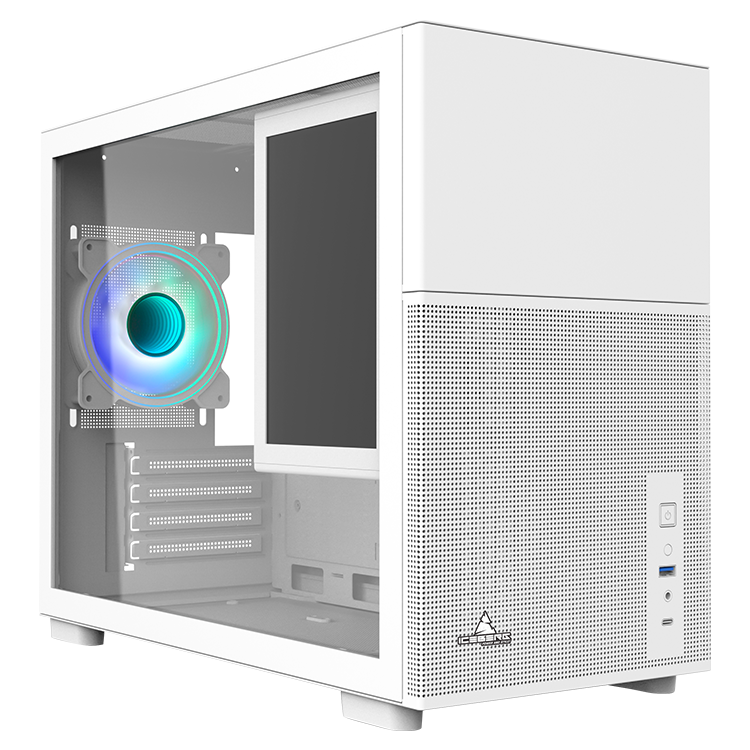 Chasis Iceberg Optical M Blanco Pantalla IPS 4 Ventiladores - Imagen 4