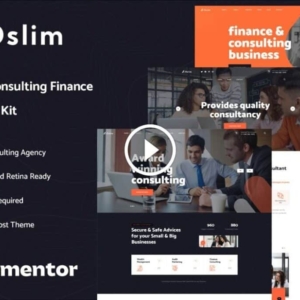 Oslim – Consulting Finance Elementor Template Kit