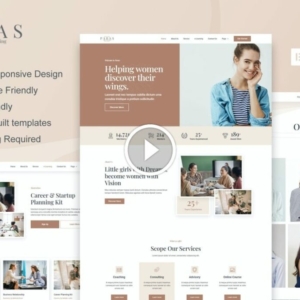 Paras: kit de plantilla Elementor de entrenadora de negocios para mujeres