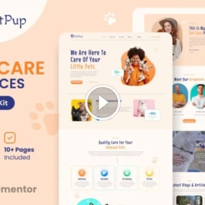 PetPup – Pet Care Services Elementor Template Kit