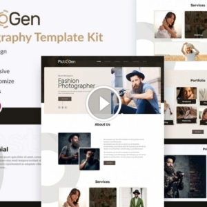 Pictogen – Kit de plantillas de Elementor de fotografía creativa