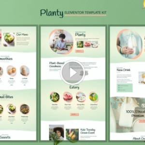Planty – Kit de plantillas de café y restaurante