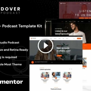 Podover – Podcast Elementor Template Kit