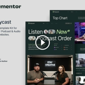 Podycast: Podcast & Audio Streaming Elementor Template Kit