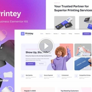 Printey – Printing Business Elementor Template Kit