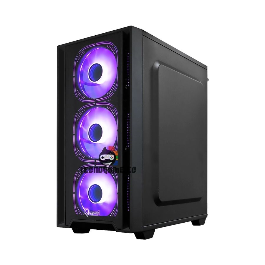 Case Gamer Matx, 3 Fan Rgb, Vidrio T – Quasad 906GM - Imagen 2