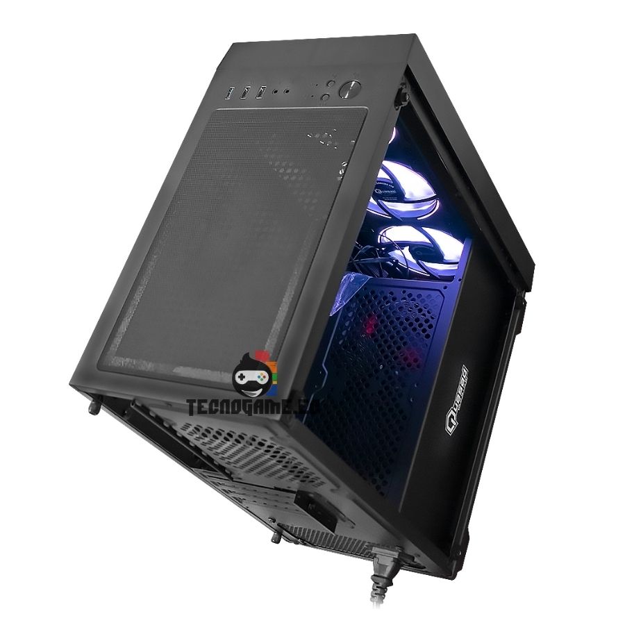 Case Gamer Matx, 3 Fan Rgb, Vidrio T – Quasad 906GM - Imagen 3