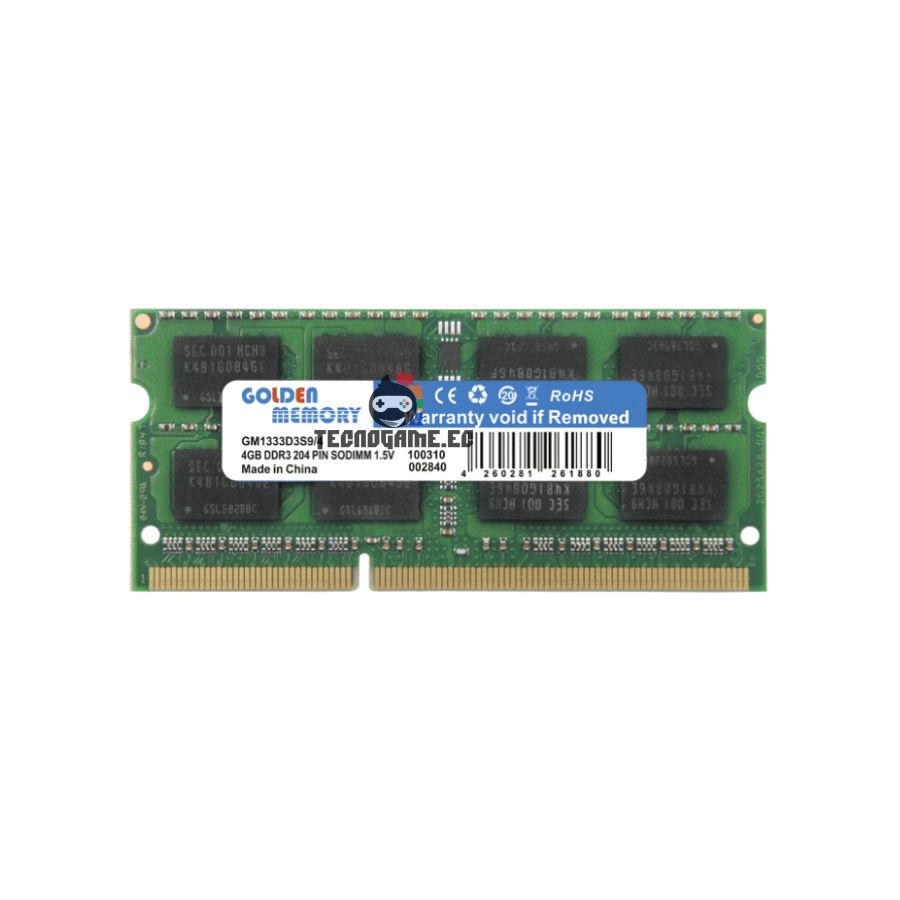 Ram Ddr3, 8Gb, 1600Mhz, So-dimm – Golden