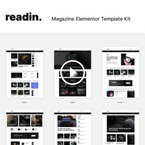 Readin – Kit de plantillas Elementor para blogs y revistas