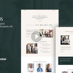 RiXus – Kit de plantillas de Elementor de capital de riesgo