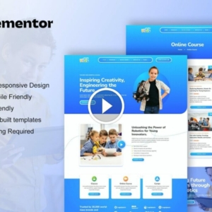 RoboticaKids – Kid Robotic School Elementor Pro Template Kit