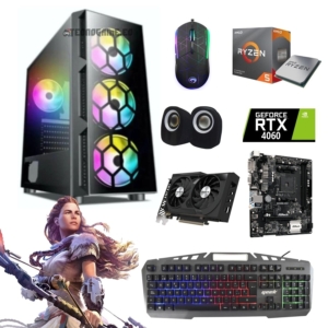 Cpu Gamer Ryzen 5 5500, Nvidia Rtx 4060 8Gb, Ram 32Gb, Ssd 1Tb
