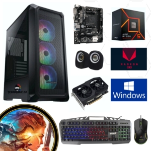 Cpu Gamer Ryzen 5 7600, Amd Rx 7600 8Gb, Ram 16Gb Ddr5, Ssd 512GB