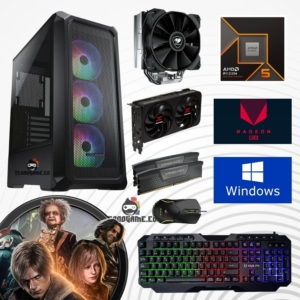 Cpu Gamer Ryzen 5 9600X, Rx 9060 XT 16GB, Ram 32GB Ddr5, Ssd 1TB