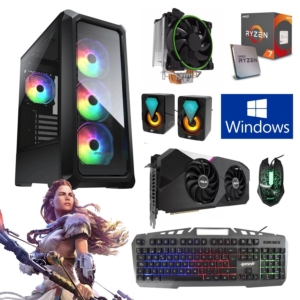 Cpu Gamer Ryzen 7 3700X Rx 6700XT 12GB Gddr6, Ram 32Gb, Ssd 512Gb