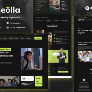 Seolla – Kit de plantillas para agencias de SEO y marketing digital