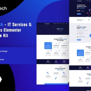 SolveTech – Kit de plantillas Elementor Pro para servicios y soluciones de TI