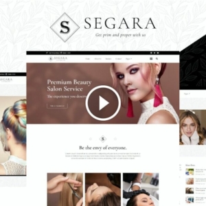 Segara – Kit de plantilla Elementor de salón de belleza premium