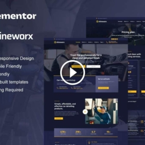 ShineWorx – Car Detailing Service & Car Repair Elementor Pro Template Kit