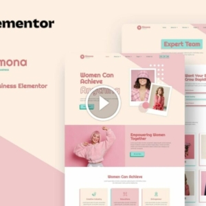 Simona – Kit de plantillas Elementor de negocios femeninos